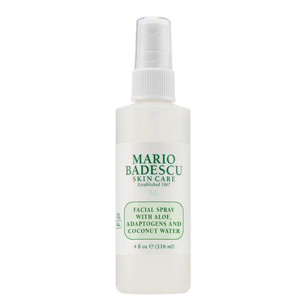Mario Badescu  Facial Spray With Aloe, Adaptogens And Coconut Water For All Skin Types. Näosprei aaloe ja kookosega kõikidele nahatüüpidele 118ml
