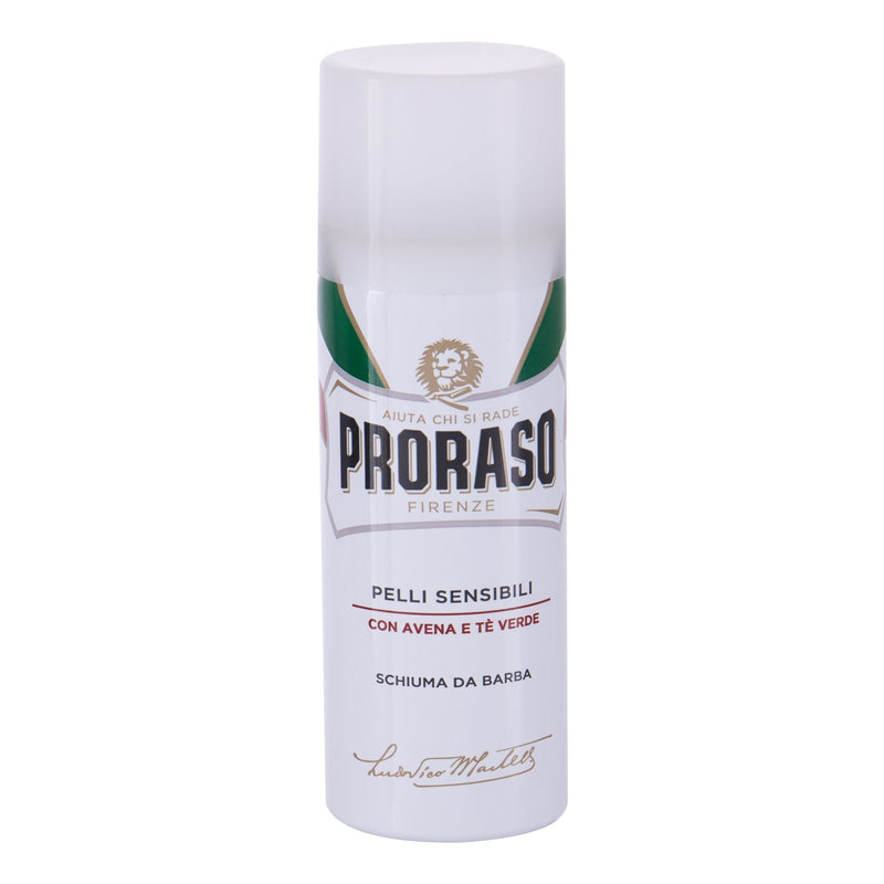 Proraso Shaving Foam Sensitive Oat And Green Tea. Raseerimisvaht tundlikule nahale roheline tee ja kaer 300ml