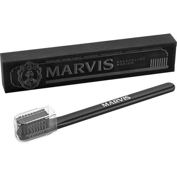 Marvis Toothbrush Medium. Hambahari keskmise tugevusega, must 1tk
