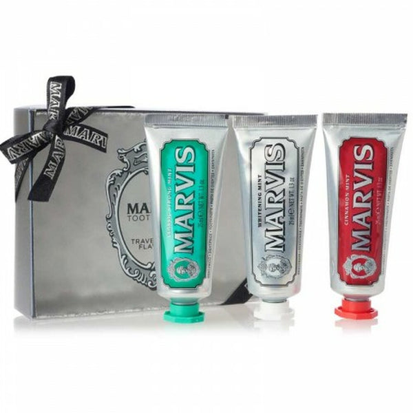 Marvis Toothpaste Travel With Flavour Set Classic, Whitening, Cinnamon. Hambapastade komplekt 3x25ml