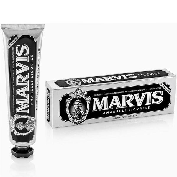 Marvis Toothpaste Amarelli Licorice+Xylitol. Hambapasta Amarelli lagrits ksülitoliga 85ml