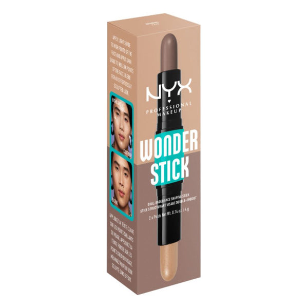 NYX Professional Makeup Wonder Stick Dual-Ended Face Lift Stick. 2-poolne kontuurimispulk 4g (erinevad toonid)