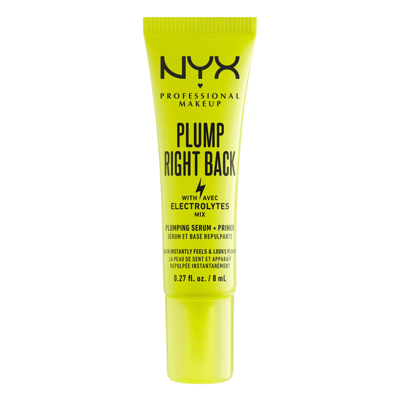 NYX Professional Makeup Plump Right Back Serum + Primer Mini, With Hyaluronic Acid. Jumestuse alusseerum hüaluroonhappega 8ml