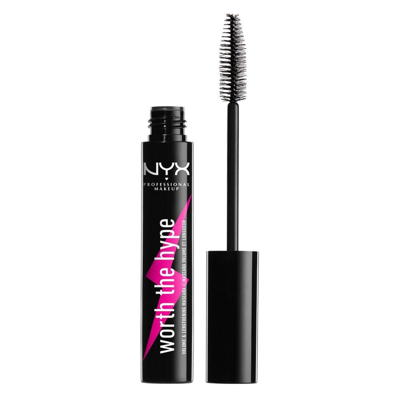NYX Professional Makeup Worth The Hype Volume & Lengthening Mascara. Volüümi lisav pikendav ripsmetušš must 7ml