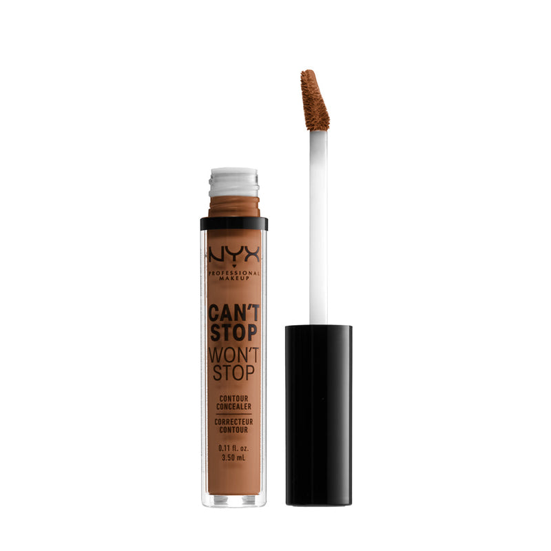 NYX Professional Makeup Can’t Stop Won’t Stop Contour Concealer. Tugevalt pigmenteeritud kontuurimis- ja peitekreem 3.5ml (erinevad toonid)