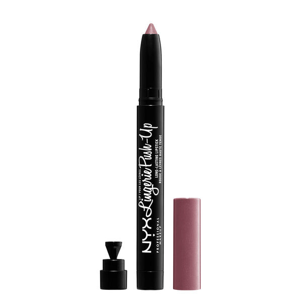 NYX Professional Makeup Lip Lingerie Push-Up Long-Lasting Lipstick. Huultele täidlust lisav kauapüsiv niisutav huulepulk 1.5g (erinevad toonid)