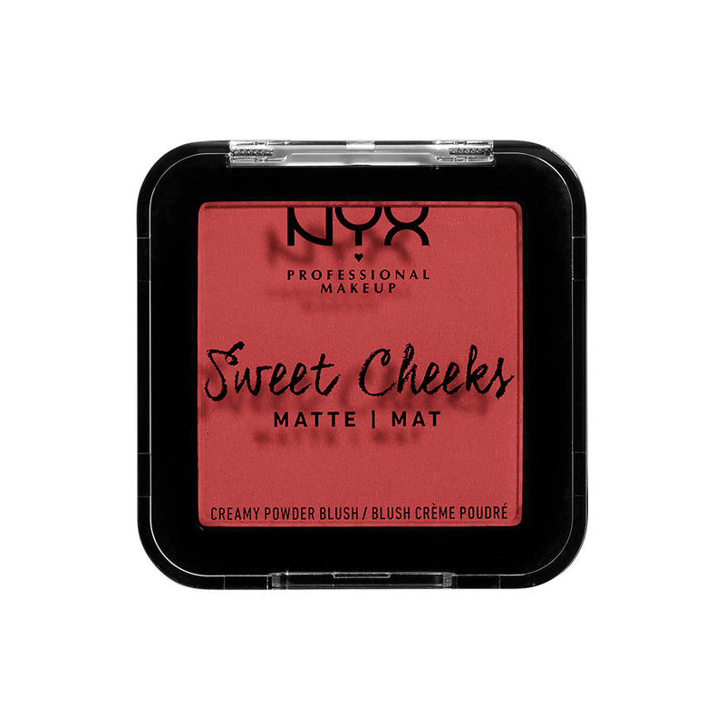NYX Professional Makeup Sweet Cheeks Matte Creamy Powder Blush. Matt viimistluse ja tugeva pigemndiga põsepuna 5g (erinevad toonid)
