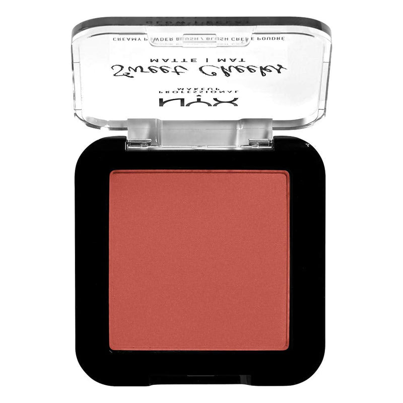 NYX Professional Makeup Sweet Cheeks Matte Creamy Powder Blush. Matt viimistluse ja tugeva pigemndiga põsepuna 5g (erinevad toonid)