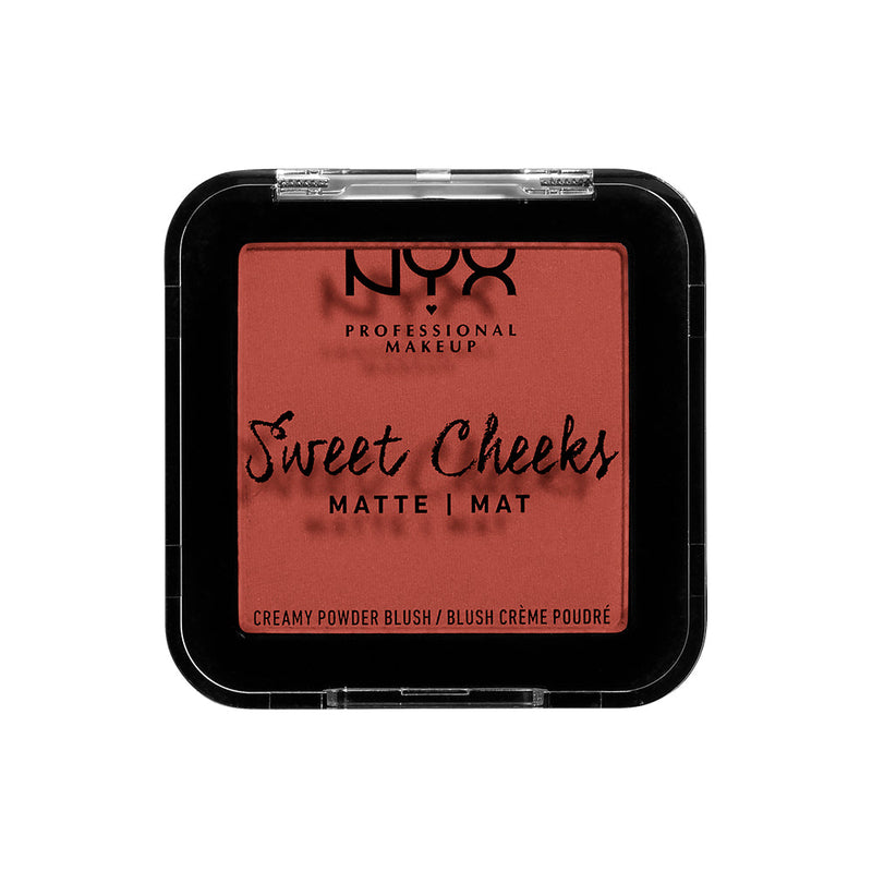 NYX Professional Makeup Sweet Cheeks Matte Creamy Powder Blush. Matt viimistluse ja tugeva pigemndiga põsepuna 5g (erinevad toonid)