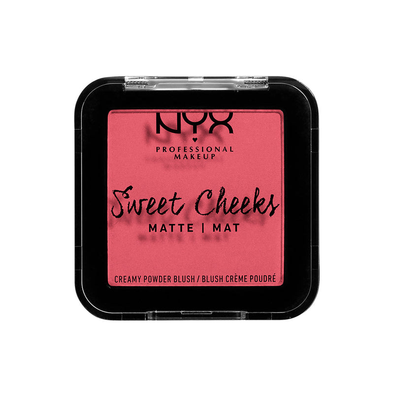 NYX Professional Makeup Sweet Cheeks Matte Creamy Powder Blush. Matt viimistluse ja tugeva pigemndiga põsepuna 5g (erinevad toonid)