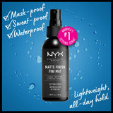 NYX Professional Makeup Matte Finish Long Lasting Setting Spray . Matt kauakestev meigikinnitussprei 60ml
