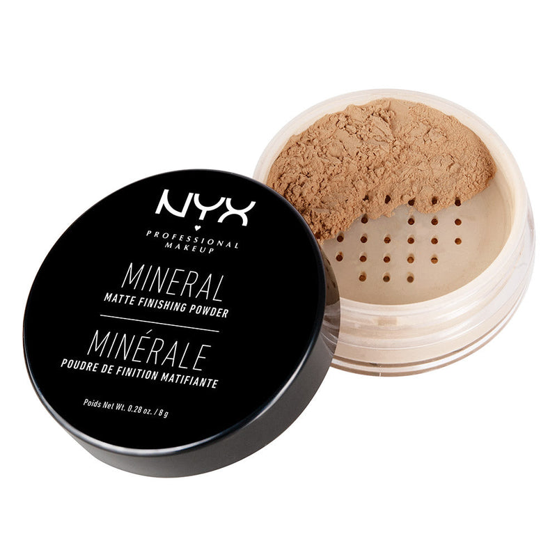 NYX Professional Makeup Mineral Matte Finishing Powder. Mineraalne matt viimistluspuuder 8g (erinevad toonid)