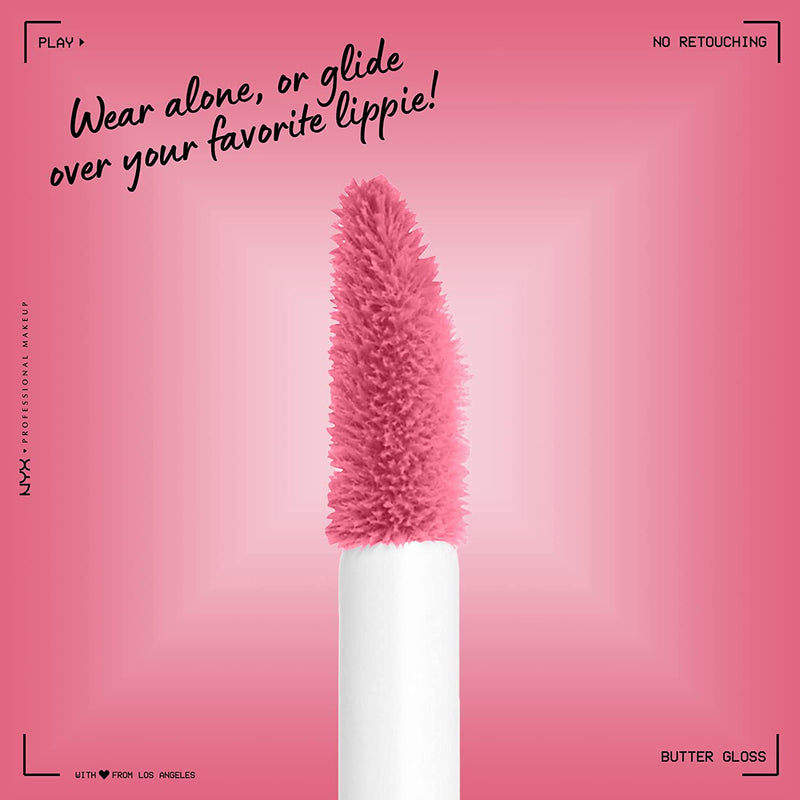 NYX Professional Makeup Butter Gloss Lip Gloss 09 Vanilla Cream Pie. Mittekleepuv huuleläige 8ml