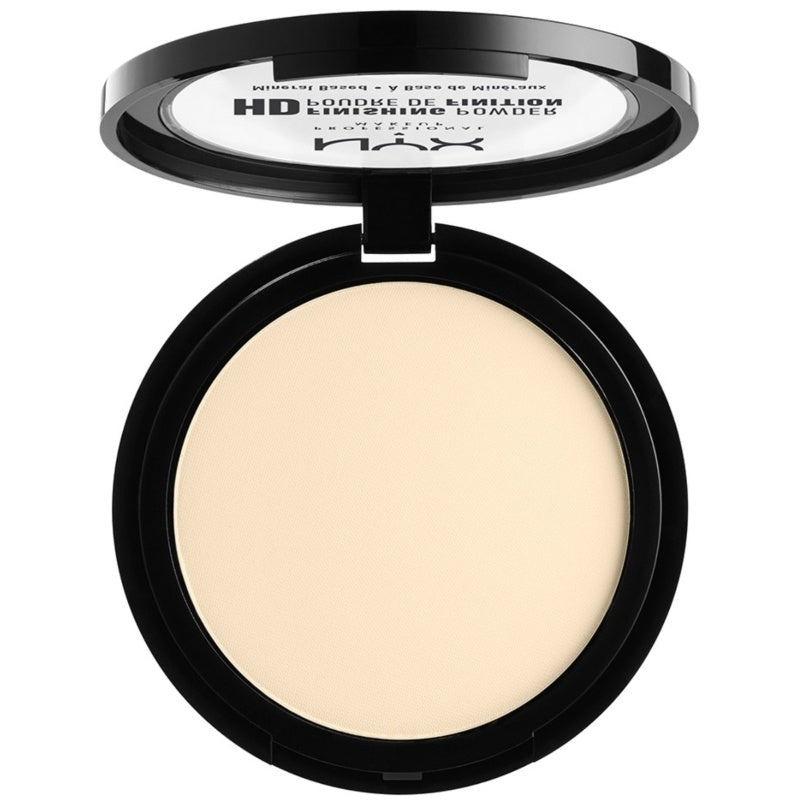 NYX Professional Makeup HD Finishing Powder Mineral Based. Peene tekstuuriga läbikumav mineraalne matt viimistluspuuder 8g (erinevad toonid)