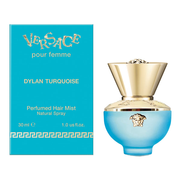 Versace Pour Femme Dylan Turquoise Perfumed Hair Mist Natural Spray. Juuksesprei naistele 30ml