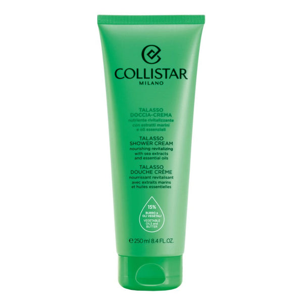 Collistar Talasso Shower Cream Nourishing Revitalizing With Sea Extracts And Essential Oils. Talasso niisutav ja taastav dušikreem 250ml