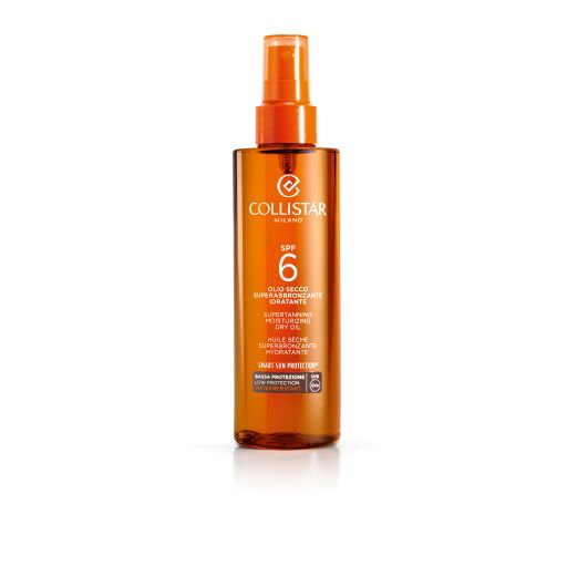 Collistar Supertanning Dry Oil SPF6 Water Resistant. Veekindel kuiv päevitusõli 200ml