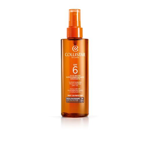 Collistar Supertanning Dry Oil SPF6 Water Resistant. Veekindel kuiv päevitusõli 200ml