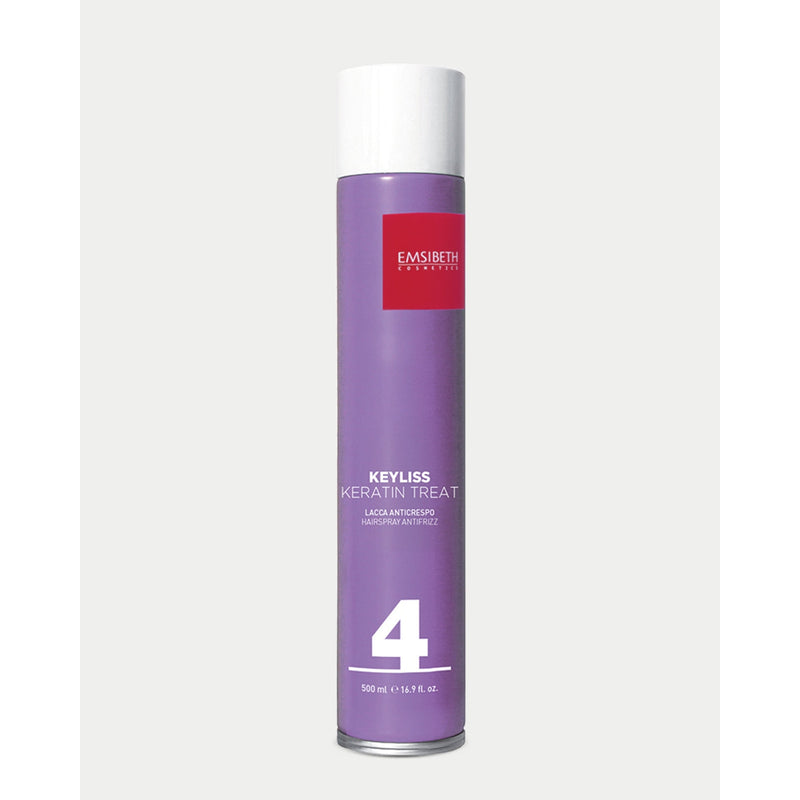 Emsibeth Keyliss Keratin Treat Hairspray Antifrizz 4. Kerge ja siluv juukselakk 500ml