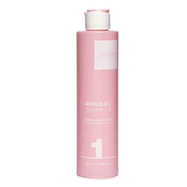 Emsibeth Rebuild Strenghtening Shampoo. Taastav ja parandav šampoon (erinevad suurused)