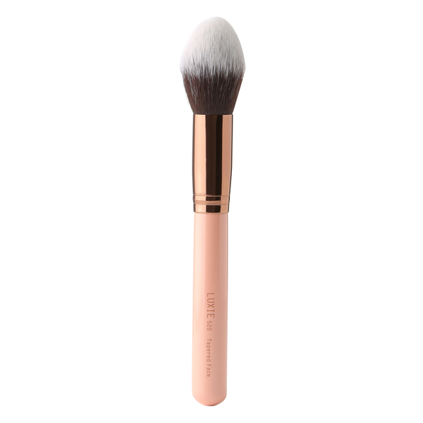 Luxie Rose Gold Collection 520 Tapered Face Brush. Kitseneva otsaga puudripintsel 1tk