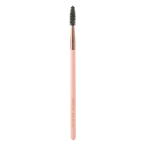 Luxie Rose Gold Collection 201 Brow And Lash Brush. Kulmu- ja ripsmehari 1tk