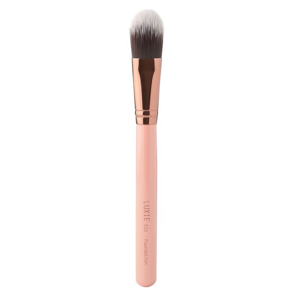 Luxie Rose Gold Collection 510 Foundation Brush. Jumestuskreemipintsel 1tk