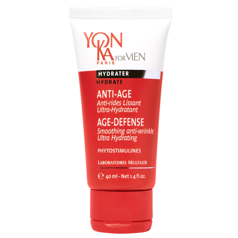 Yon-Ka For Men ANTI-ÂGE. Age-Defense Smoothing Anti-Wrinkle Ultra Hydrating. Vananemisvastane niisutav näokreem 40ml