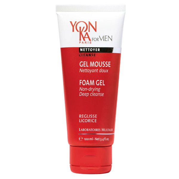 Yon-Ka For Men GEL MOUSSE. Foam Gel Non-Drying Deep Cleanse. Mittekuivatav, geeljas näopuhastusvaht 100ml