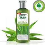 Natur Vital Sensitive Shampoo Moisturiser Aloe Vera Nourishes-Protects. Niisutav šampoon aloe veraga 300ml