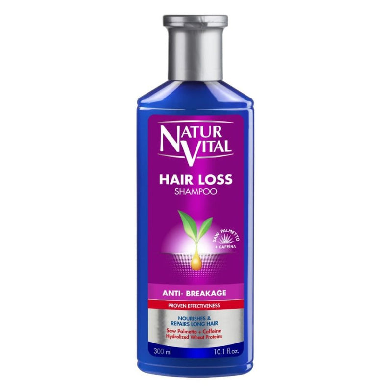 Natur Vital Hair Loss Shampoo Anti-Breakage Nourishes And Repairs Long Hair. Juuste väljalangemist ja katkemist ennetav šampoon 300ml