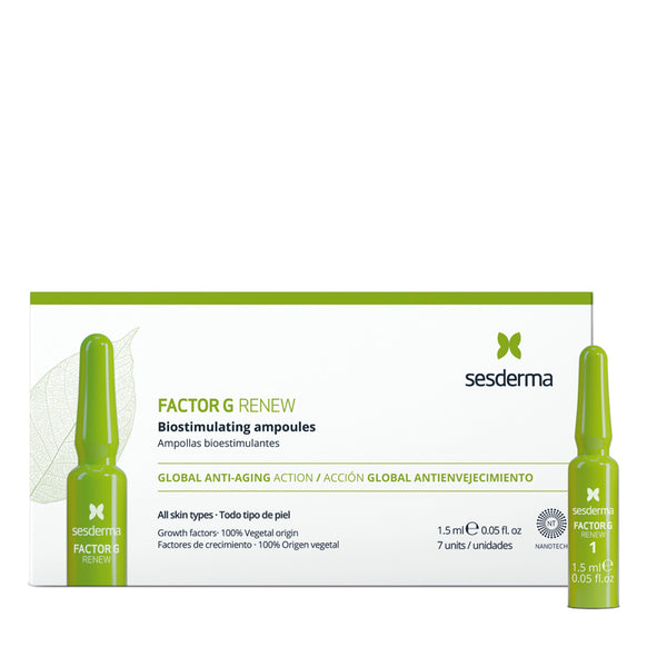 Sesderma Factor G Renew Biostimulating Ampoules, All Skin Types. Bio-stimuleerivad ampullid kõikidele nahatüüpidele 7x1,5ml