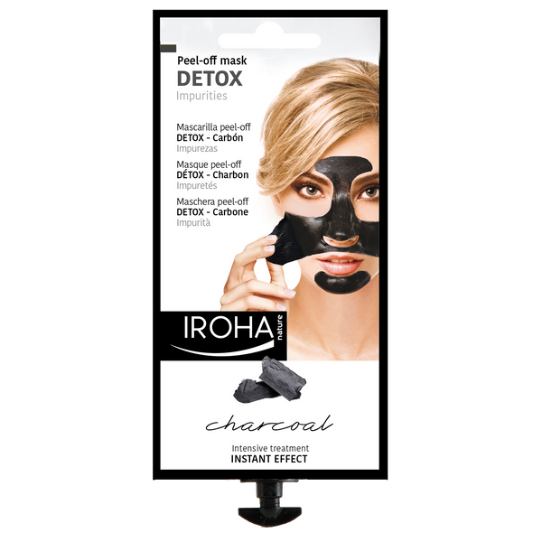Iroha Nature Peel-Off Mask Detox Impurities Charcoal. Sügavpuhastav peel-off mask söega 18g
