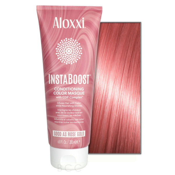 Aloxxi Instaboost Conditioning Color Masque Good As Rose Gold. Tooniv palsam-mask õrnroosa 200ml