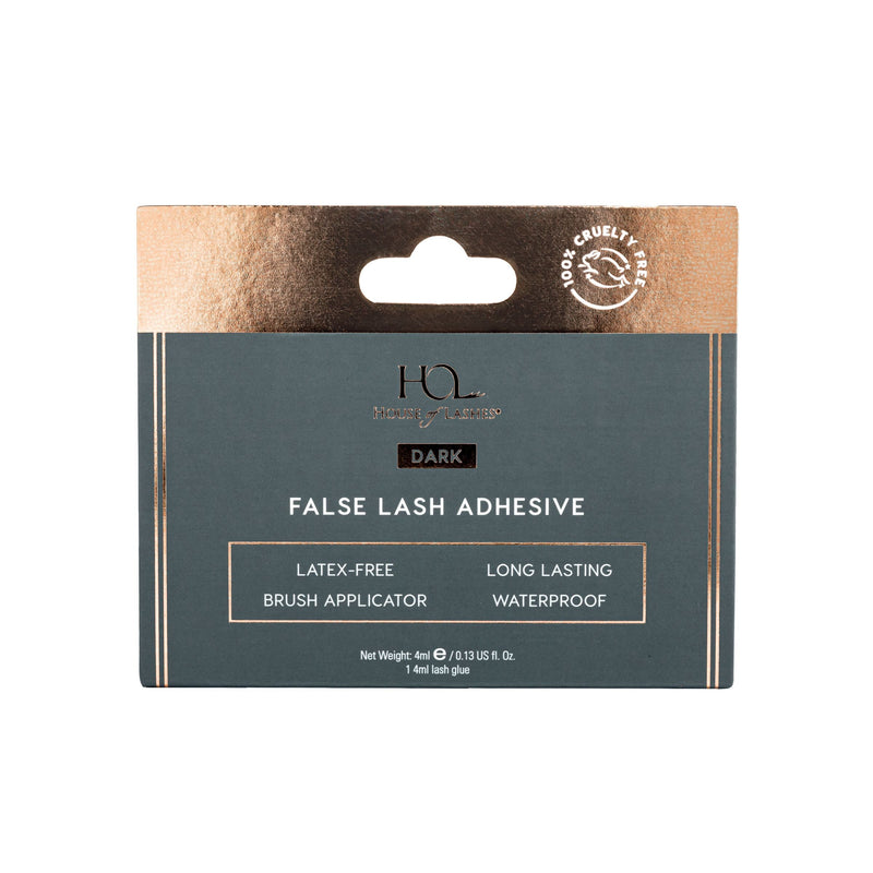 House of Lashes HOL® Dark False Lash Adhesive. Lateksivaba ja veekindel tume kunstripsmete liim 4ml