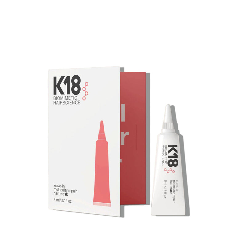 K18 Biomimetic Hairscience Leave-In Molecular Repair Hair Mask. Pähejäetav molakulaarne mask (erinevad suurused)