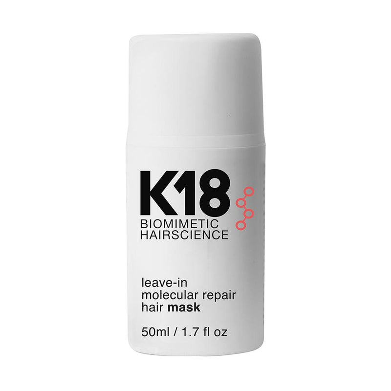 K18 Biomimetic Hairscience Leave-In Molecular Repair Hair Mask. Pähejäetav molakulaarne mask (erinevad suurused)