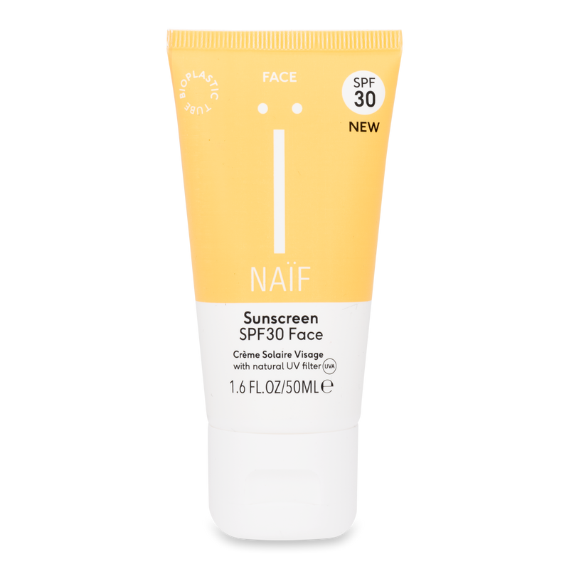 Naïf Face Sunscreen SPF30 With Natural UV Filter. Naturaalse päikesekaitsefiltriga näokreem 50ml