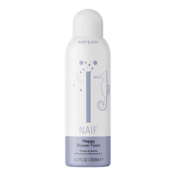 Naïf Baby & Kids Happy Shower Foam. Dušivaht päevalilleseemneõliga beebidele/lastele 200ml