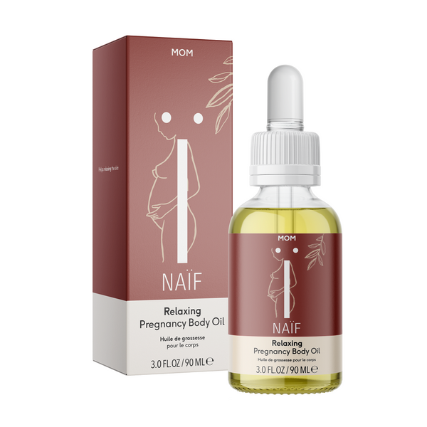 Naïf Mom Relaxing Pregnancy Body Oil. Venitusarmide vastane rahustav kehaõli rasedatele 90ml