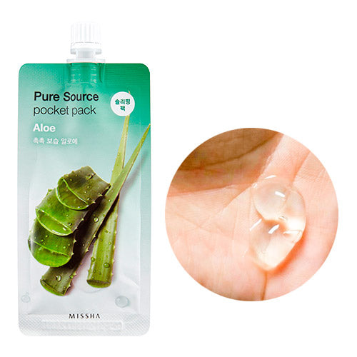 Missha Pure Source Pocket Pack Aloe. Öömask aaloe ekstraktiga 10ml