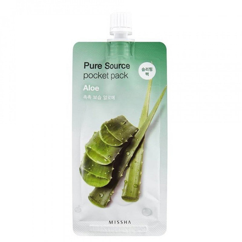 Missha Pure Source Pocket Pack Aloe. Öömask aaloe ekstraktiga 10ml