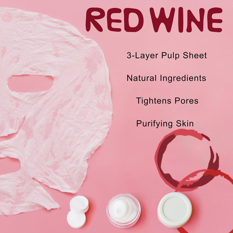 Tonymoly I Am Red Wine Mask Sheet, Pore Care. Nahapoore ahendav kangasmask 21g
