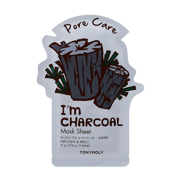 Tonymoly I Am Charcoal Mask Sheet, Pore Care. Puhastav kangasmask söega 21g