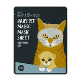 Holika Holika  Baby Pet Magic Mask Sheet Soothing, Cat. Rahustav ja niisutav kangasmask, kass 22ml
