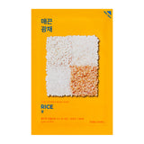 Holika Holika  Pure Essence Mask Sheet Rice, Smooth+Shine. Pigmendilaikudega võitlev kangasmask riisiekstraktiga 23ml
