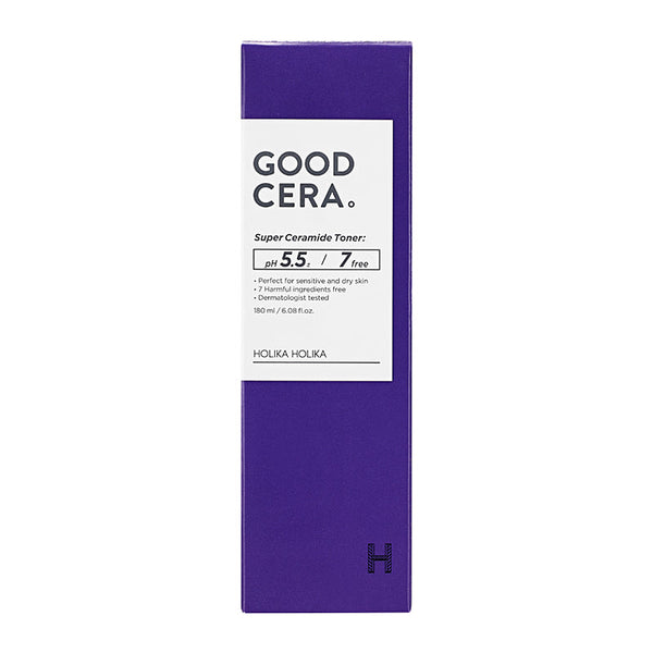 Holika Holika  Good Cera Super Ceramide Toner For Sensitive And Dry Skin. Keramiididega näotoonik tundlikule/kuivale nahale 180ml