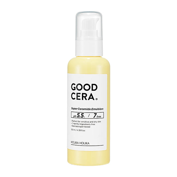 Holika Holika  Good Cera Super Ceramide Emulsion For Sensitive And Dry Skin. Keramiididega emulsioon tundlikule/kuivale nahale 130ml