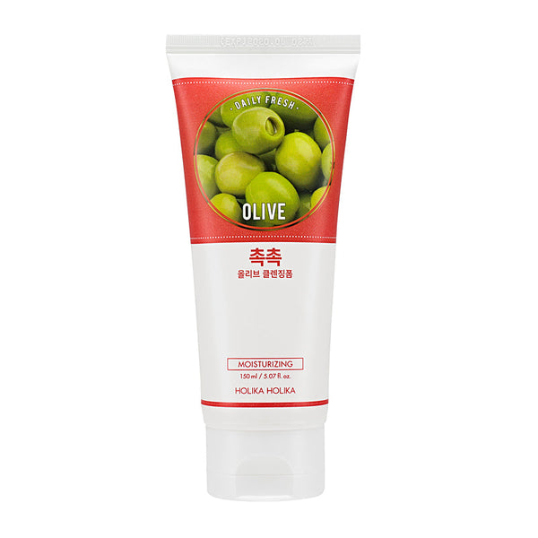 Holika Holika  Daily Fresh Olive Cleansing Foam, Moisturizing. Puhastusvaht oliivõliga 150ml