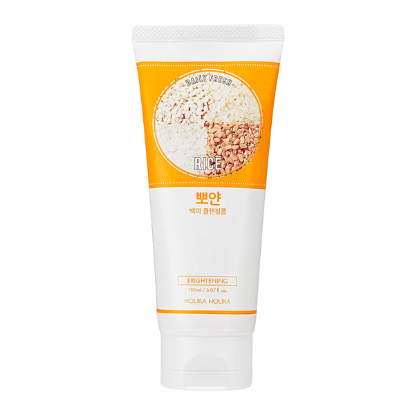 Holika Holika  Daily Fresh Rice Cleansing Foam, Brightening. Puhastusvaht riisiekstraktiga 150ml